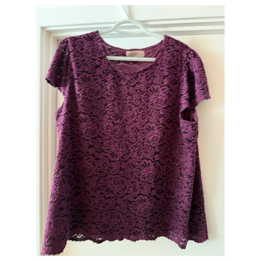 Philosophy Deep Purple Hue Blouse